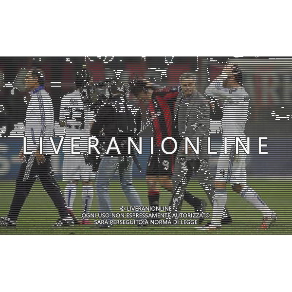 Milano 03-11-2010 Champions League 2010/11 milan-real madrid 2:2 nella foto jose\' mourinho e filippo inzaghi a fine gara ph marco luzzani/ag aldo liverani s.a.s.
