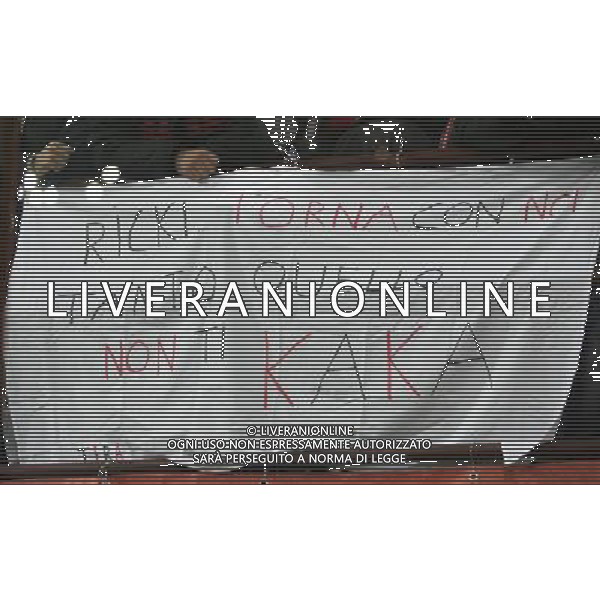 Milano 03-11-2010 Champions League 2010/11 milan-real madrid 2:2 nella foto striscione dei tifosi milan per kaka ph marco luzzani/ag aldo liverani s.a.s.