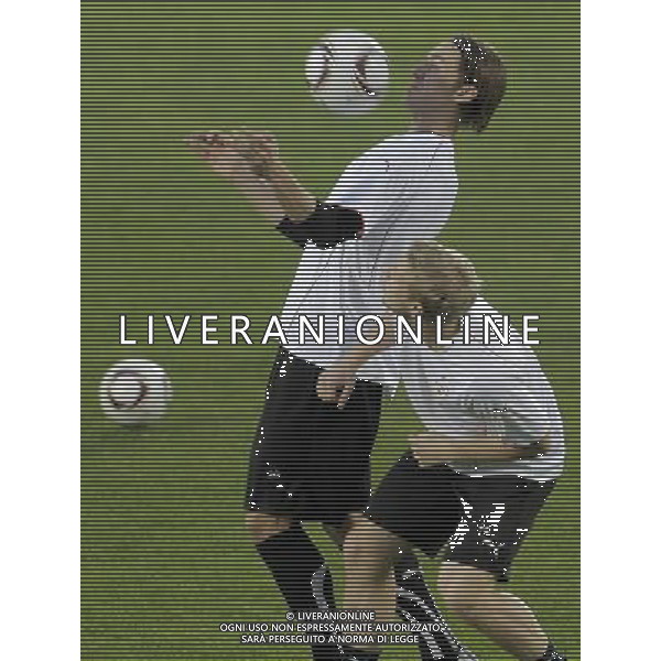 Stuttgart\'s Christian Gentner and Patrick Funk during training session .November 11,2010. (ALTERPHOTOS/Acero) - Alfaqui - Ag. Aldo Liverani sas ITALY ONLY UEFA EUROPA LEAGUE 2010 -2011: partita GETAFE vs STOCCARDA ALLENAMENTO STOCCARDA CALCIO