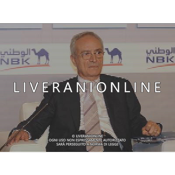 (101101) -- KUWAIT CITY, Nov. 1, 2010 -- Governor of Central Bank of Jordon Dr. Umayya Salah Toukan attends the second Kuwait Financial Forum in Kuwait City Oct. 31, 2010. Noufal Ibarhim) (cl) ©photoshot/Agenzia Aldo Liverani Sas - ITALY ONLY - Secondo Forum Finanaziario a Kuwait City 31 ottobre, 2010.