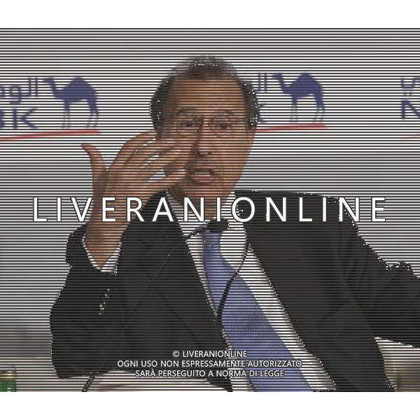 (101101) -- KUWAIT CITY, Nov. 1, 2010 -- Jassem al-Mannai, Director General of the UAE-based Arab Monetary Fund, speaks at the Kuwait Financial Forum in Kuwait City on Nov. 1, 2010. Noufal Ibrahim)(zl) ©photoshot/Agenzia Aldo Liverani Sas - ITALY ONLY - Secondo Forum Finanaziario a Kuwait City 31 ottobre, 2010.