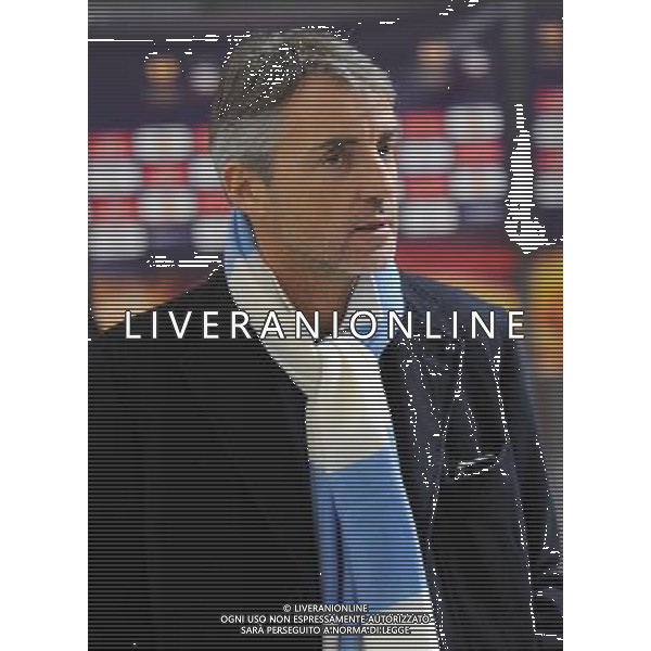 POZNAN ( POLONIA) - UEFA EUROPA LEAGUE 2010-2011: CONFERENZA STAMPA SQUADRA CALCIO MANCHESTER CITY nella foto: ROBERTO MANCINI ( allenatore Manchester City) © JAKUB KACZMARCZYK/PRESSFOCUS / NEWSPIX.PL- AG. ALDO LIVERANI SAS ITALY ONLY 