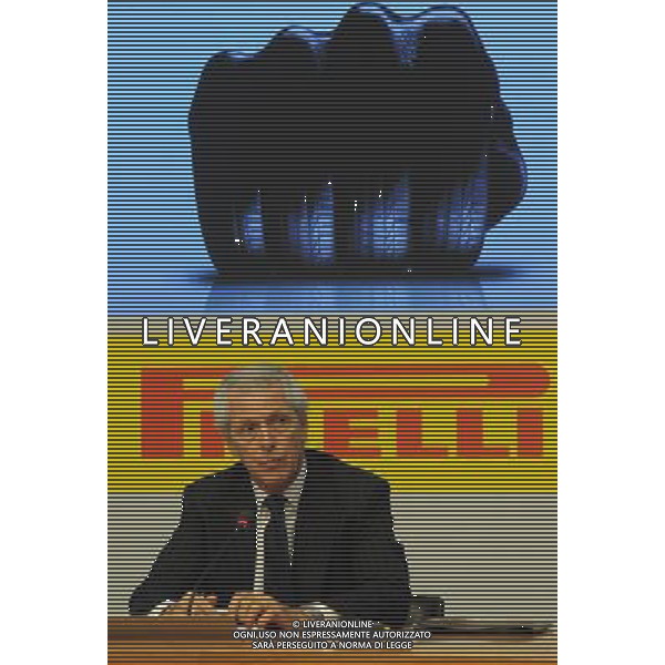 MILANO 4/11/2010 SEDE PIRELLI VIA BICOCCA DEGLI ARCIMBOLDI, 12 PIRELLI INDUSTRIAL PLAN NELLA FOTO MARCO TRONCHETTI PROVERA FOTO ROMANO/AG ALDO LIVERANI