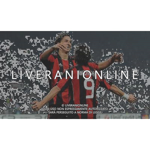 UEFA Champions League 2010/2011 Gruppo G Milano - 03.11.2010 Milan-Real Madrid Nella Foto:Zlatan IBRAHIMOVIC-Filippo INZAGHI /Ph.Vitez-Ag. Aldo Liverani