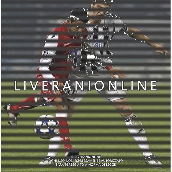 FC Braga player Matheus, left is challenged by Partizan player Mladen Krstajic, right, during their Group H UEFA Champions League match in Belgrade, Serbia, Wednesday, Nov. 3, 2010. © Srdjan Stevanovic/Starsportphoto.com - Newspix.pl - Ag. Aldo ITALY ONLY BELGRADO ( SERBIA) UEFA CHAMPIONS LEAGUE 2010-2011- partita FC PARTIZAN vs BRAGA