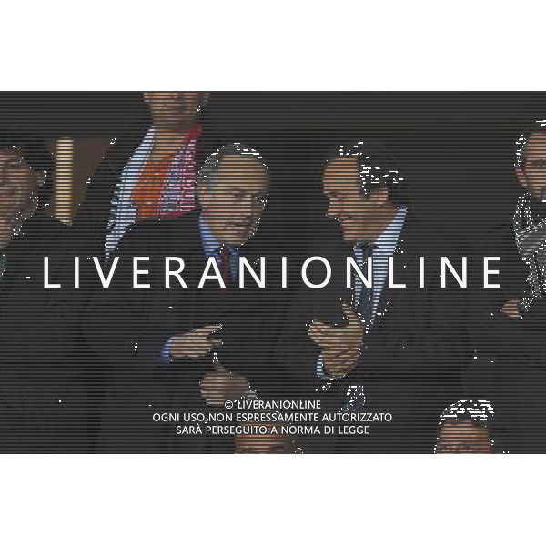 Juventus - Salisburgo Europa League 04-11-2010 Nella foto: giancarlo abete e michel platini © Falzone/AGENZIA ALDO LIVERANI SAS