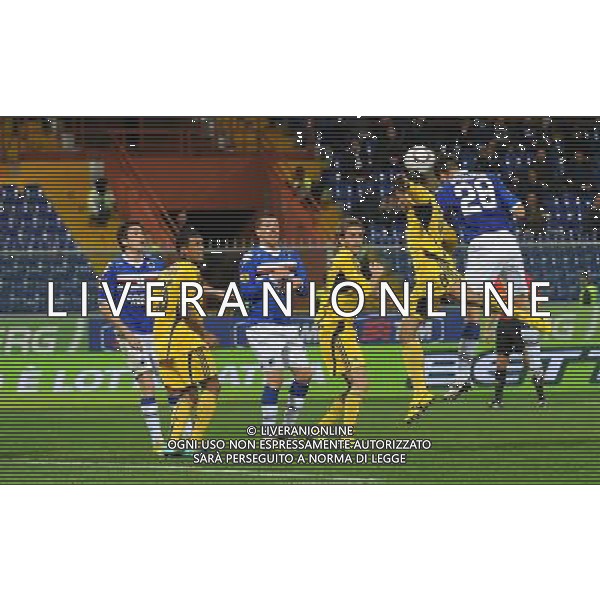 UEFA Europa League 2010/2011 Genova - 04.11.2010 Sampdoria-FC Metalist Kharkiv Nella Foto:occasione gastaldello salvato sulla linea /Ph.Vitez-Ag. Aldo Liverani