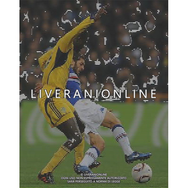 UEFA Europa League 2010/2011 Genova - 04.11.2010 Sampdoria-FC Metalist Kharkiv Nella Foto:marilungo papa /Ph.Vitez-Ag. Aldo Liverani