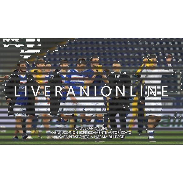 UEFA Europa League 2010/2011 Genova - 04.11.2010 Sampdoria-FC Metalist Kharkiv Nella Foto:delusione sampdoria pazzini-dessena /Ph.Vitez-Ag. Aldo Liverani