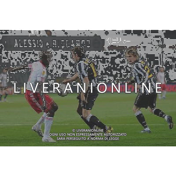 Juventus - Salisburgo Europa League 04-11-2010 Nella foto: Alessandro Del Piero Krasic e Rabio Afolabi ©Falzone/Agenzia Aldo Liverani Sas