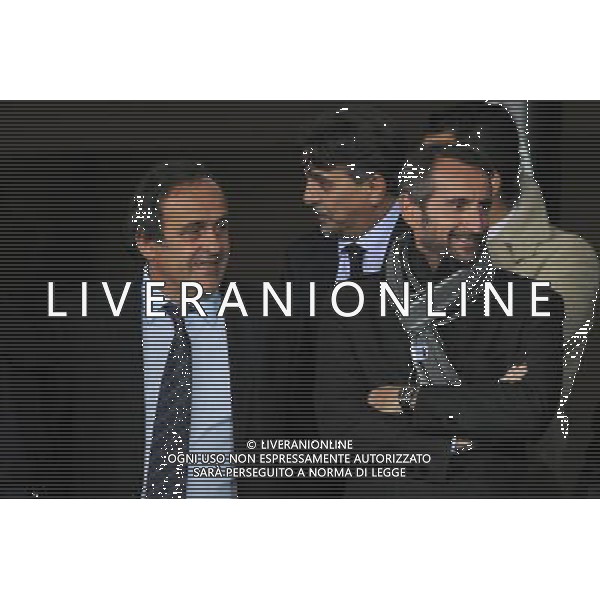 Juventus - Salisburgo Europa League 04-11-2010 Nella foto: Michel Platini e Jean Claude Blanc ©Falzone/Agenzia Aldo Liverani Sas