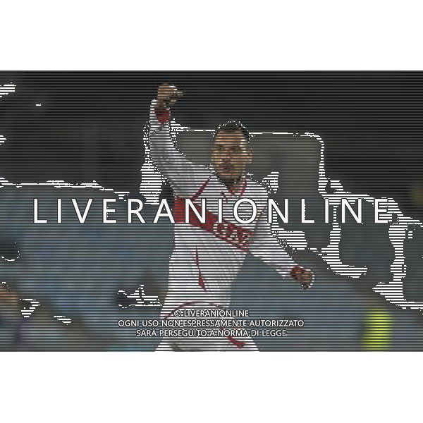 Stuttgart\'s Timo Gebhart celebrates goal during UEFA Europa League match.November 04,2010. (ALTERPHOTOS/Acero) - ALFAQUI - AG. ALDO LIVERANI SAS ITALY ONLY MADRID - UEFA EUROPA LEAGUE 2010-2011 partita: GETAFE vs STOCCARDA