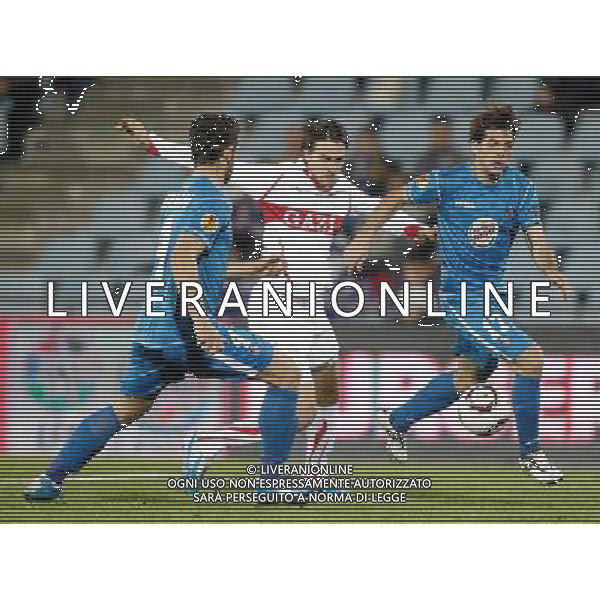 Stuttgart\'s Martin Harnik against Getafe\'s Victor Sanchez during Europa League match. November 04, 2010. (ALTERPHOTOS/Alvaro Hernandez). - ALFAQUI - AG. ALDO LIVERANI SAS ITALY ONLY MADRID - UEFA EUROPA LEAGUE 2010-2011 partita: GETAFE vs STOCCARDA