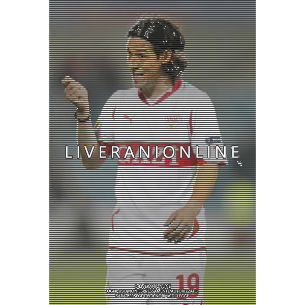 Stuttgart\'s Mauro Camoranesi reacts during Europa League match. November 04, 2010. (ALTERPHOTOS/Alvaro Hernandez). - ALFAQUI - AG. ALDO LIVERANI SAS ITALY ONLY MADRID - UEFA EUROPA LEAGUE 2010-2011 partita: GETAFE vs STOCCARDA