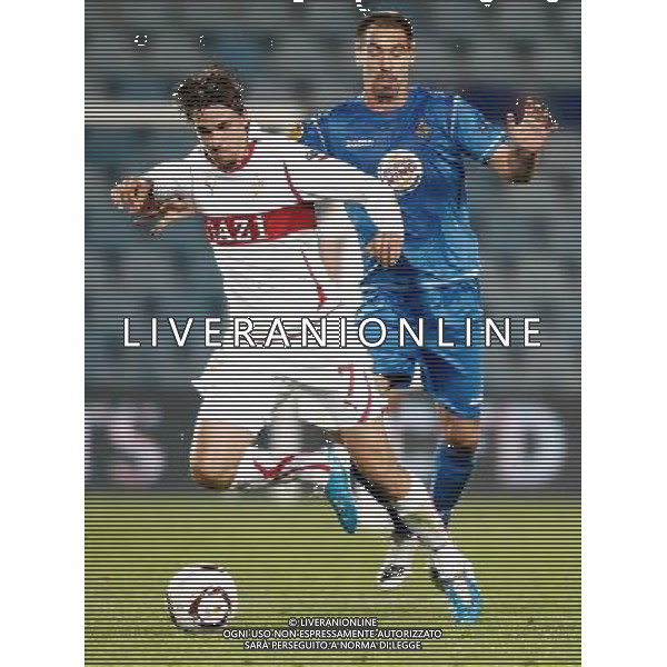 Stuttgart\'s Martin Harnik against Getafe\'s Borja Fernandez during Europa League match. November 04, 2010. (ALTERPHOTOS/Alvaro Hernandez). - ALFAQUI - AG. ALDO LIVERANI SAS ITALY ONLY MADRID - UEFA EUROPA LEAGUE 2010-2011 partita: GETAFE vs STOCCARDA