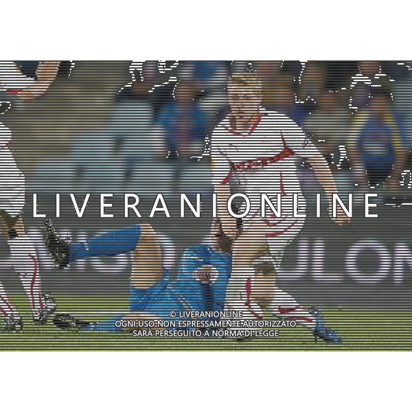 Stuttgart\'s Patrick Funk against Getafe\'s Manu del Moral during Europa League match. November 04, 2010. (ALTERPHOTOS/Alvaro Hernandez). - ALFAQUI - AG. ALDO LIVERANI SAS ITALY ONLY MADRID - UEFA EUROPA LEAGUE 2010-2011 partita: GETAFE vs STOCCARDA
