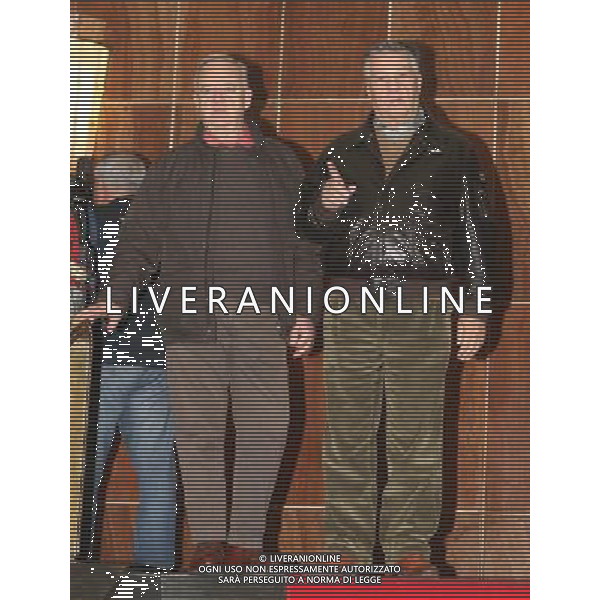 MILANO 11-11-2010 TEATRO NUOVO CONFERENZA STAMPA DI PRESENTAZIONE DEL NUOVO SPETTACOLO DI COCHI PONZONI E RENATO POZZETTO \'FINCHE\' C\'E\' LA SALUTE\' NELLA FOTO COCHI PONZONI E RENATO POZZETTO PH.FIOCHI/AG ALDO LIVERANI SAS