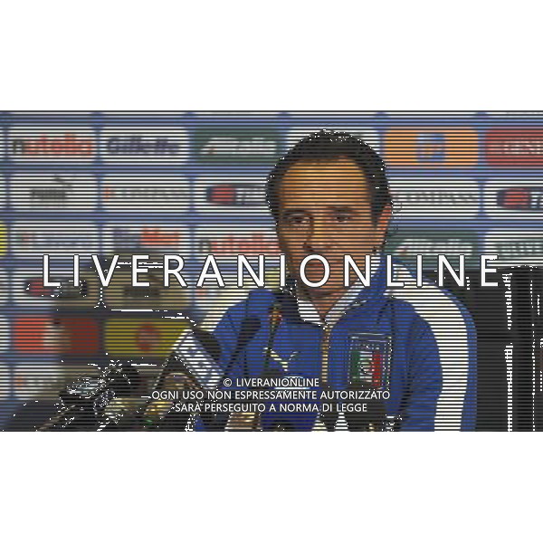 Raduno Nazionale Italiana a Coverciano Coverciano(FI) - 15.11.2010 Conferenza Stampa Nella Foto:Cesare Prandelli /Ph.Vitez-Ag. Aldo Liverani