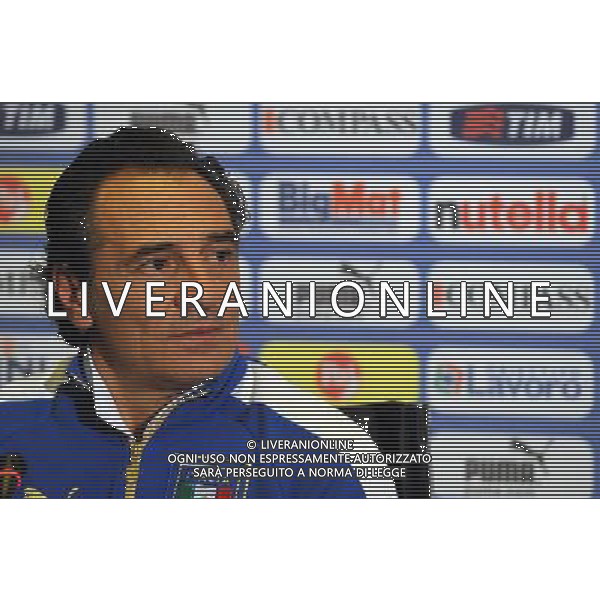 Raduno Nazionale Italiana a Coverciano Coverciano(FI) - 15.11.2010 Conferenza Stampa Nella Foto:Cesare Prandelli /Ph.Vitez-Ag. Aldo Liverani