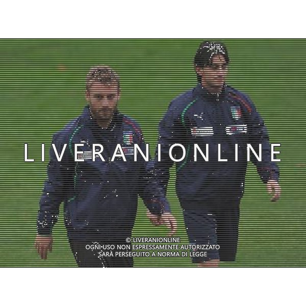 Raduno Nazionale Italiana a Coverciano Coverciano(FI) - 15.11.2010 Allenamento Nella Foto:Alberto aquilani - Daniele de rossi /Ph.Vitez-Ag. Aldo Liverani