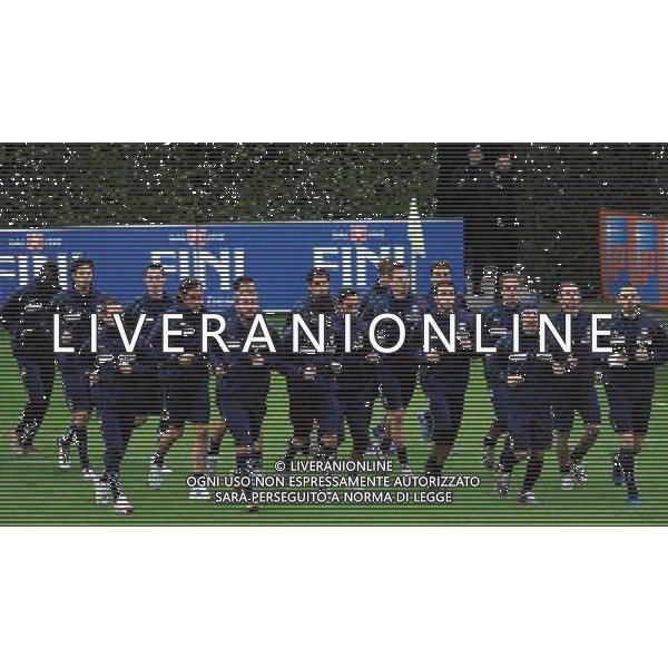 Raduno Nazionale Italiana a Coverciano Coverciano(FI) - 15.11.2010 Allenamento Nella Foto:gruppo /Ph.Vitez-Ag. Aldo Liverani