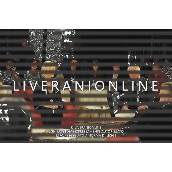 Milano - trasmissione: \' PASSO IN TV\' - QUANDO LA MUSICA E LE PAROLE SONO D\'AUTORE\'. Telenova nella foto: Daniela JAVARONE - Cesare Cadeo © GANDALFPRESS - AG. ALDO LIVERANI SAS