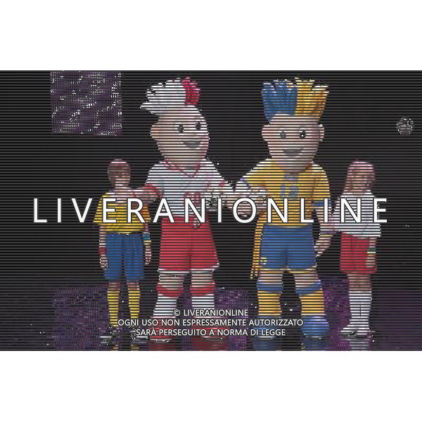 VARSAVIA (POLONIA) PRESENTAZIONE MASCOT PER GLI EUROPEI 2012 DI CALCIO POLONIA/UCRAINA ©Ê LUKASZ GROCHALA/CYFRASPORT - NEWSPIX.PL - AG. ALDO LIVERANI SAS ITALY ONLY 