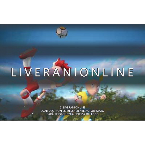 VARSAVIA (POLONIA) PRESENTAZIONE MASCOT PER GLI EUROPEI 2012 DI CALCIO POLONIA/UCRAINA ©  MACIEJ SMIAROWSKI NEWSPIX.PL - AG. ALDO LIVERANI SAS ITALY ONLY 