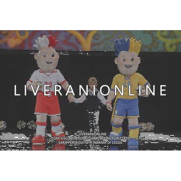 VARSAVIA (POLONIA) PRESENTAZIONE MASCOT PER GLI EUROPEI 2012 DI CALCIO POLONIA/UCRAINA ©  MACIEJ SMIAROWSKI NEWSPIX.PL - AG. ALDO LIVERANI SAS ITALY ONLY 