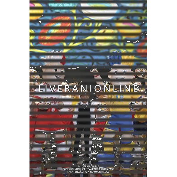 VARSAVIA (POLONIA) PRESENTAZIONE MASCOT PER GLI EUROPEI 2012 DI CALCIO POLONIA/UCRAINA ©  MACIEJ SMIAROWSKI NEWSPIX.PL - AG. ALDO LIVERANI SAS ITALY ONLY *** Local Caption *** 