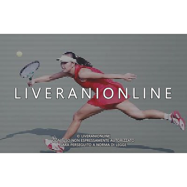 (101116) -- GUANGZHOU, Nov. 16, 2010 () --Peng Shuai of China returns the ball against Chang Kai Chen of Chinese Taipei during the final of women\'tennis team competition at the 16th Asian Games in Guangzhou, south China\'s Guangdong Province, Nov. 16, 2010. China won the gold medal, the second at the Asian Games since 1986.(/Chen Jianli)(rzl) ©photoshot/Agenzia Aldo Liverani Sas - ITALY ONLY - 16a Giochi Asiatici di Guangzhou, nel sud della Cina