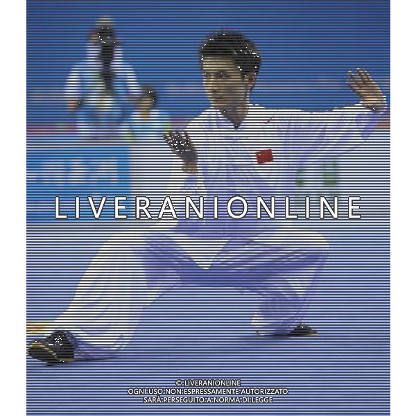 (101116) -- GUANGZHOU, Nov. 16, 2010 () -- Wu Yanan of China competes during the Taijiquan category of the men\'s Taijiquan\Taijijian All-Round event of Wushu at the 16th Asian Games in Guangzhou, capital of south China\'s Guangdong Province, Nov. 16, 2010. Wu Yanan won the gold medal with 19.80 points. (/Gesang Dawa) (sss) ©photoshot/Agenzia Aldo Liverani Sas - ITALY ONLY - 16a Giochi Asiatici di Guangzhou, nel sud della Cina