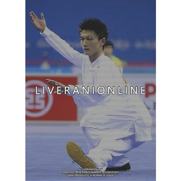(101116) -- GUANGZHOU, Nov. 16, 2010 () -- Wu Yanan of China competes during the Taijiquan category of the men\'s Taijiquan\Taijijian All-Round event of Wushu at the 16th Asian Games in Guangzhou, capital of south China\'s Guangdong Province, Nov. 16, 2010. Wu Yanan won the gold medal with 19.80 points. (/Gesang Dawa) (sss) ©photoshot/Agenzia Aldo Liverani Sas - ITALY ONLY - 16a Giochi Asiatici di Guangzhou, nel sud della Cina