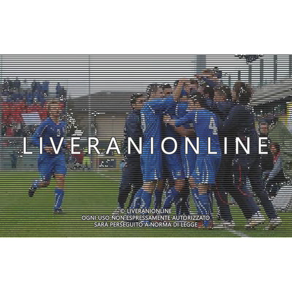 Gara Amichevole Nazionali Under 21 Fermo - 17.11.2010 Italia-Turchia Nella Foto:esultanza macheda /Ph.Vitez-Ag. Aldo Liverani