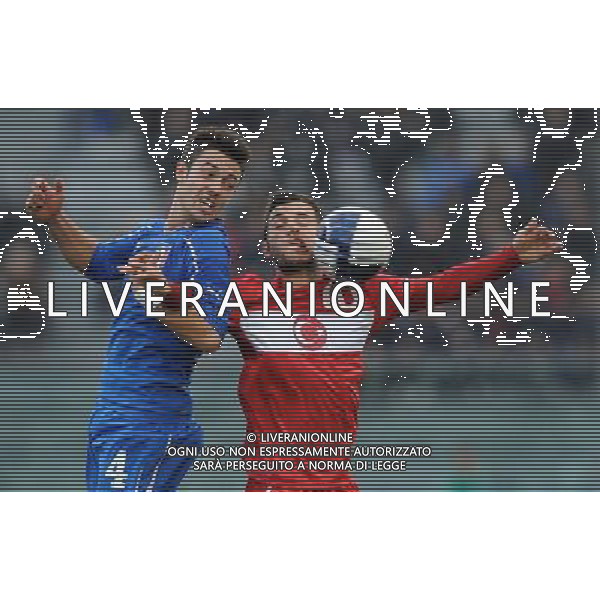 Gara Amichevole Nazionali Under 21 Fermo - 17.11.2010 Italia-Turchia Nella Foto:romizi-colak /Ph.Vitez-Ag. Aldo Liverani