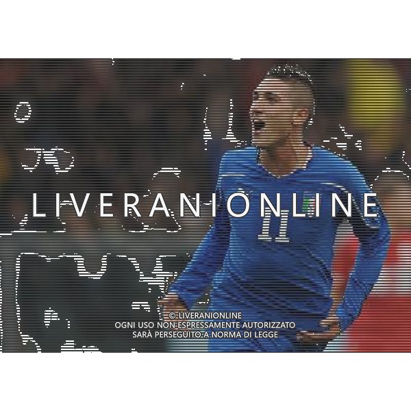 Gara Amichevole Nazionali Under 21 Fermo - 17.11.2010 Italia-Turchia Nella Foto:esultanza macheda /Ph.Vitez-Ag. Aldo Liverani