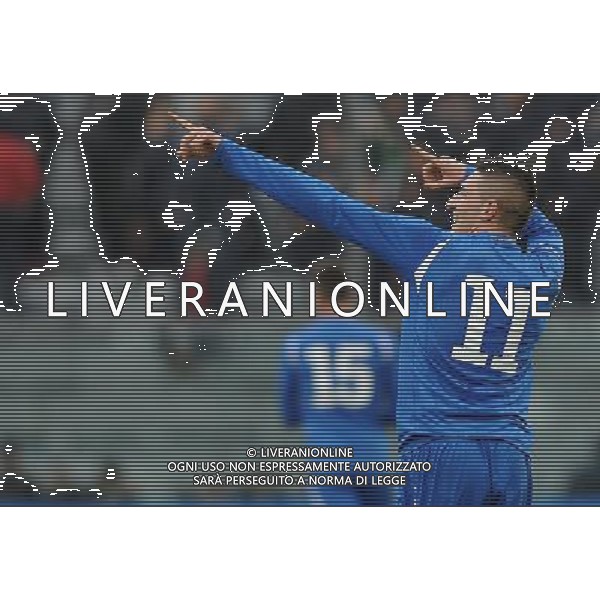 Gara Amichevole Nazionali Under 21 Fermo - 17.11.2010 Italia-Turchia Nella Foto:esultanza macheda /Ph.Vitez-Ag. Aldo Liverani