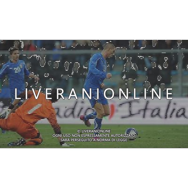 Gara Amichevole Nazionali Under 21 Fermo - 17.11.2010 Italia-Turchia Nella Foto:macheda secondo gol /Ph.Vitez-Ag. Aldo Liverani