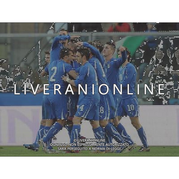 Gara Amichevole Nazionali Under 21 Fermo - 17.11.2010 Italia-Turchia Nella Foto:macheda esultanza secondo gol /Ph.Vitez-Ag. Aldo Liverani