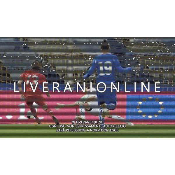 Gara Amichevole Nazionali Under 21 Fermo - 17.11.2010 Italia-Turchia Nella Foto:odabasi gol /Ph.Vitez-Ag. Aldo Liverani