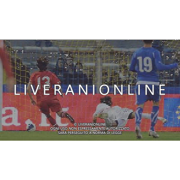 Gara Amichevole Nazionali Under 21 Fermo - 17.11.2010 Italia-Turchia Nella Foto:odabasi gol /Ph.Vitez-Ag. Aldo Liverani