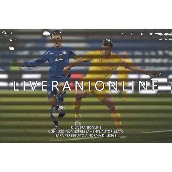 Italia - Romania Amichevole a Klagenfurt 17/11/2010 nella foto Giuseppe Rossi e Tamas ©Parisotto/Agenzia Aldo Liverani Sas