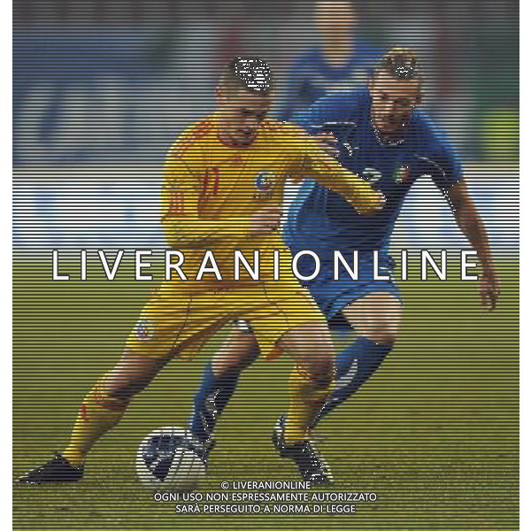 Italia - Romania Amichevole a Klagenfurt 17/11/2010 nella foto Federico Balzaretti e Torje ©Parisotto/Agenzia Aldo Liverani Sas