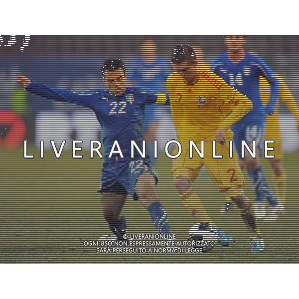 Italia - Romania Amichevole a Klagenfurt 17/11/2010 nella foto Giuseppe Rossi e Rapa ©Parisotto/Agenzia Aldo Liverani Sas