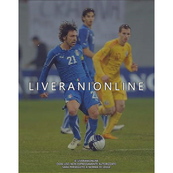 Italia - Romania Amichevole a Klagenfurt 17/11/2010 nella foto andrea pirlo ©Parisotto/Agenzia Aldo Liverani Sas