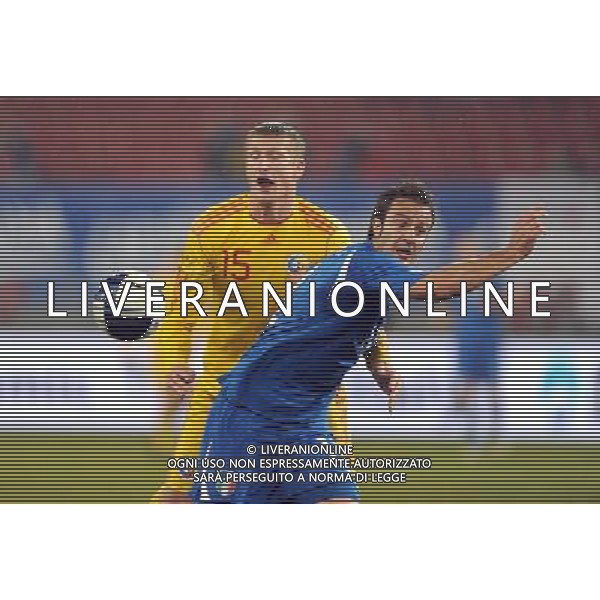 Italia - Romania Amichevole a Klagenfurt 17/11/2010 nella foto Alberto Gilardino e Goian ©Parisotto/Agenzia Aldo Liverani Sas