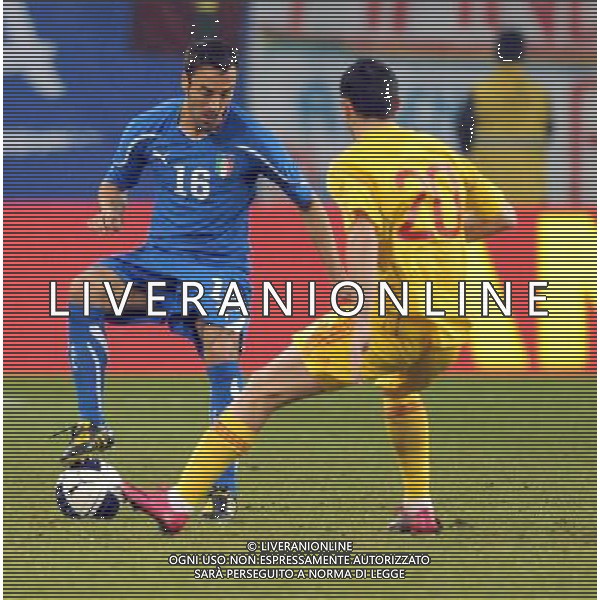 Italia - Romania Amichevole a Klagenfurt 17/11/2010 nella foto Cassani e Tanase ©Parisotto/Agenzia Aldo Liverani Sas