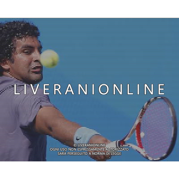 (101117) -- GUANGZHOU, Nov. 17, 2010 () -- Mohammed Al Nabhani of Oman returns the ball during the men\'s singles first round match of tennis against Vietnam\'s Nguyen Hoang Thien at the 16th Asian Games in Guangzhou, south China\'s Guangdong Province, Nov. 17, 2010. Mohammed Al Nabhani lost the match 1-2. (/Chen Jianli) ©PHOTOSHOT /Agenzia Aldo Liverani Sas - ITALY ONLY - CINA: 16mi Giochi Asiatici di Guangzhou