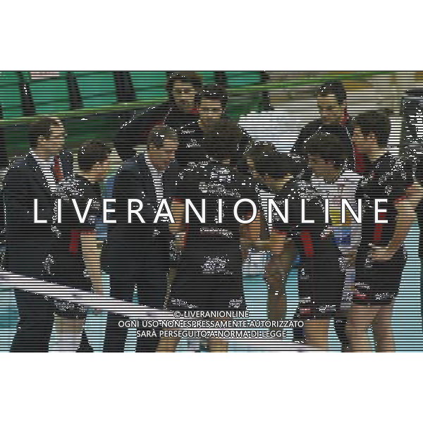 Firenze 15/02/2004 sisley treviso-icom latina semifinale voley tim cup nella foto time out teviso* foto gianni nucci / ag aldo liverani