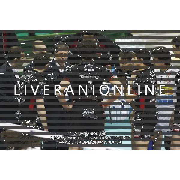Firenze 15/02/2004 sisley treviso-icom latina semifinale voley tim cup nella foto time out teviso* foto gianni nucci / ag aldo liverani